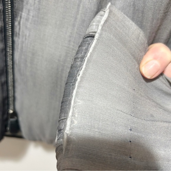 Annette Gortz Germany Dixi Jacket Size 42 Size Large Gray Color Check Minimalism - Picture 11 of 16